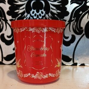 Strawberry Cupcake Candle